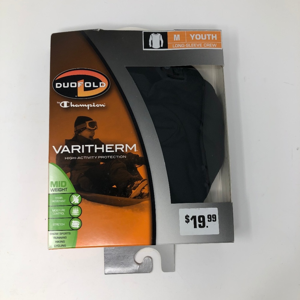 NEW DuoFold by Champion Thermal Shirt Youth M